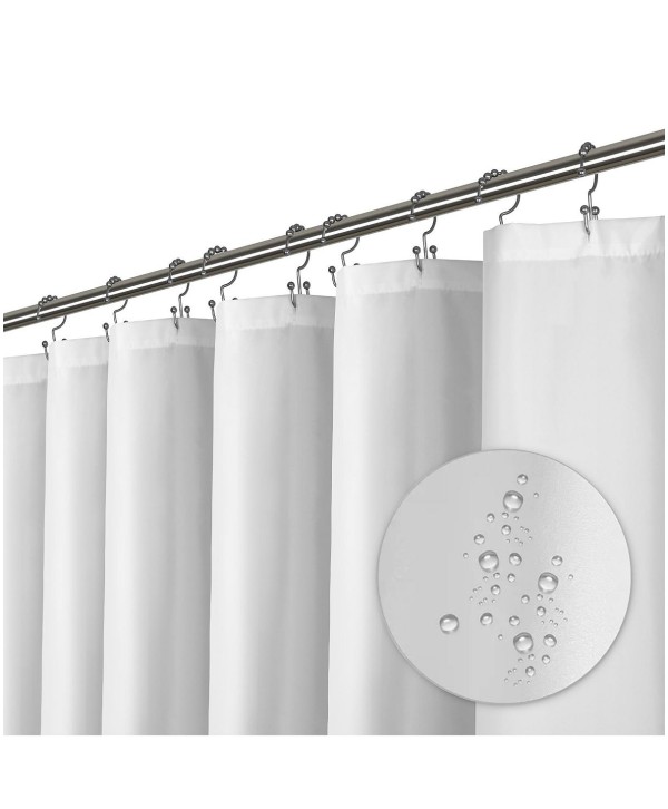 Cloth Fabric Shower Curtain, Heavy Duty Waterproof - 72