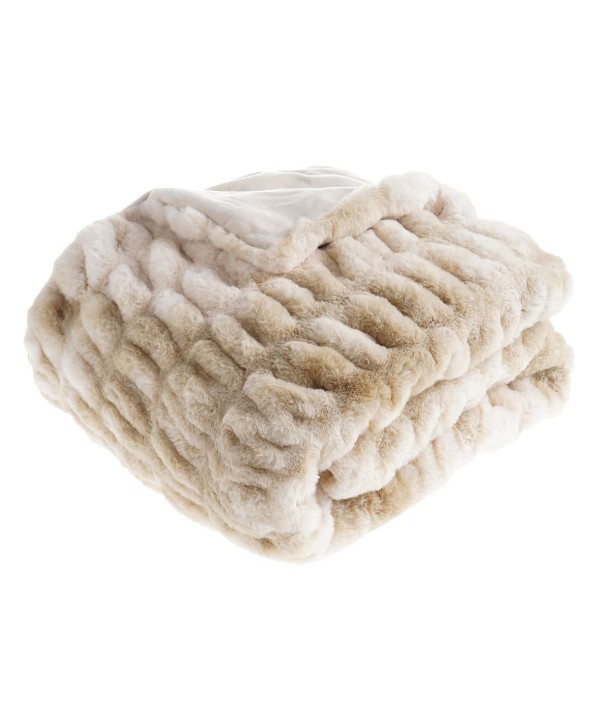 High Quality Fuzzy Faux Fur Throw, 60