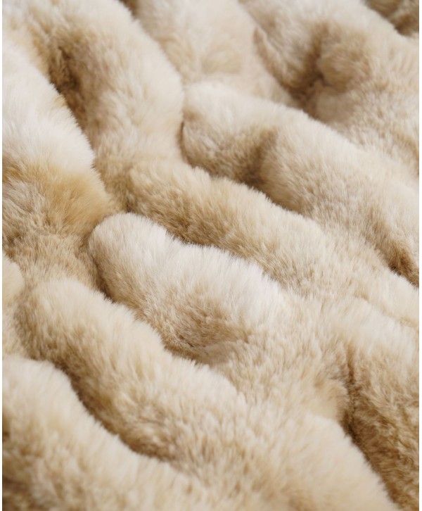 High Quality Fuzzy Faux Fur Throw, 60