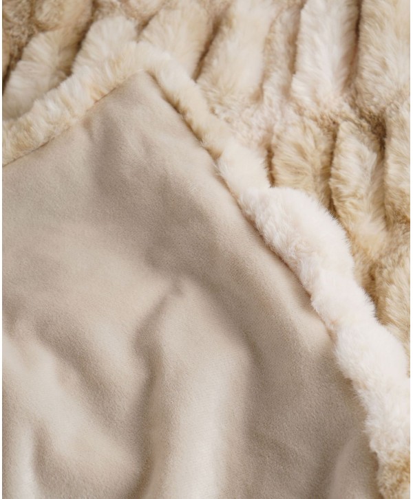 High Quality Fuzzy Faux Fur Throw, 60