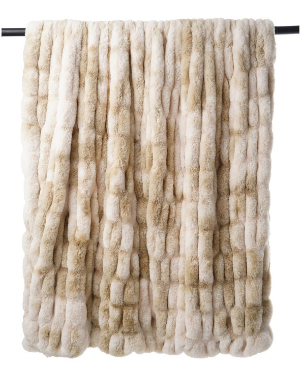 High Quality Fuzzy Faux Fur Throw, 60