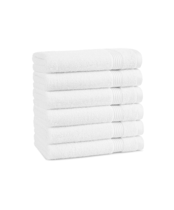 Host and Home Hand Towels (6 Pack) Soft Ringspun Cotton