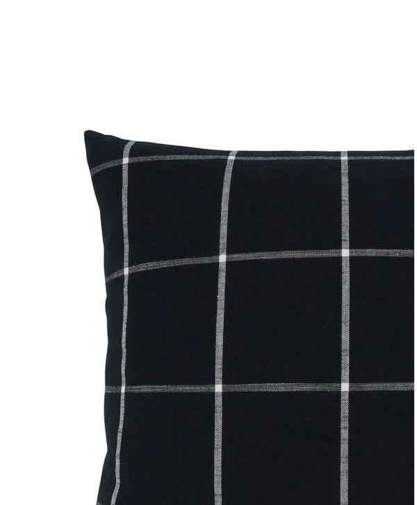 Large Plaid Design Throw Pillow, 20