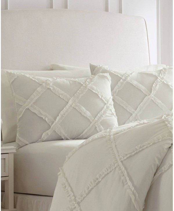 Ruffle Cotton 2 Piece Comforter Set, Twin