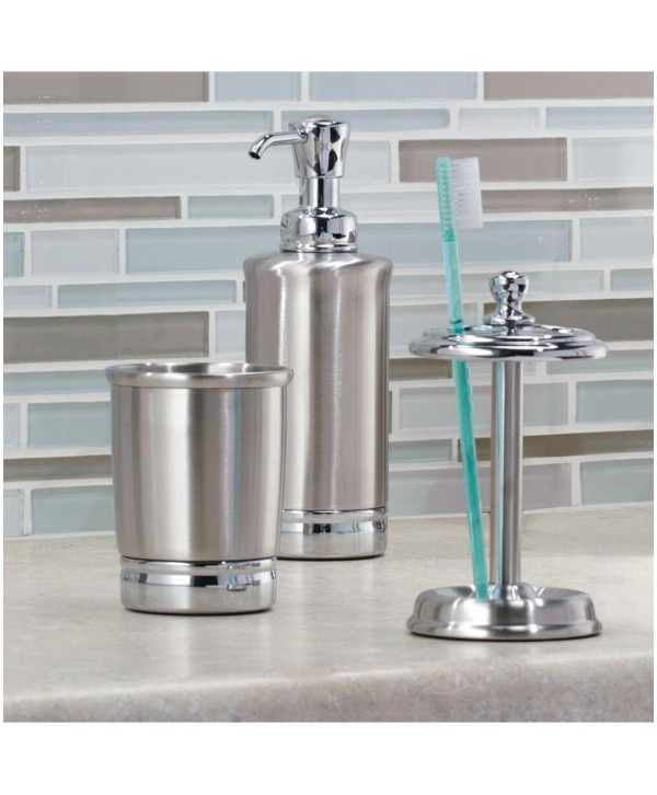 Metal Bathroom Vanity Countertop Accessory Set - 4 Pieces