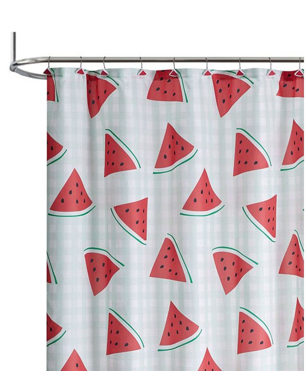 Watermelon Shower Curtain Bath Set, 16 Pieces