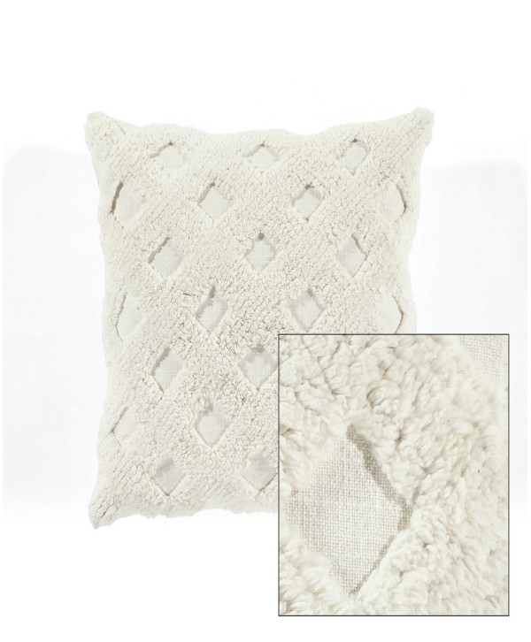 Tufted Diagonal Decorative Single Pillow Cover, 20