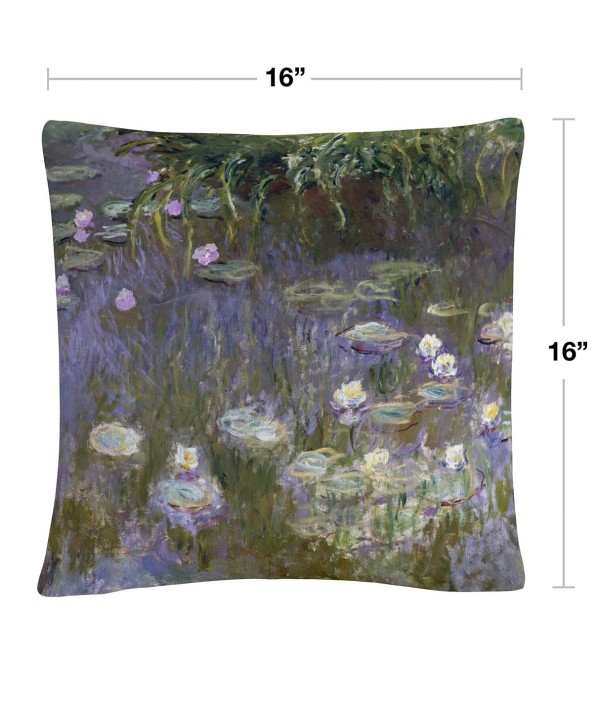 Waterlilies Decorative Pillow, 16