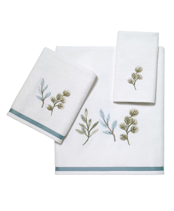 Ombre Leaves Botanical Cotton Bath Towel, 27