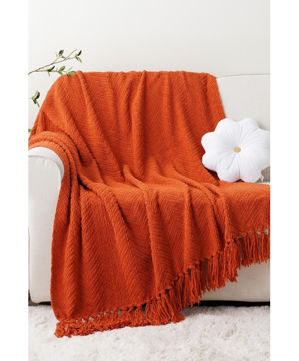 Classic Textured Woven Micro Throw, 50