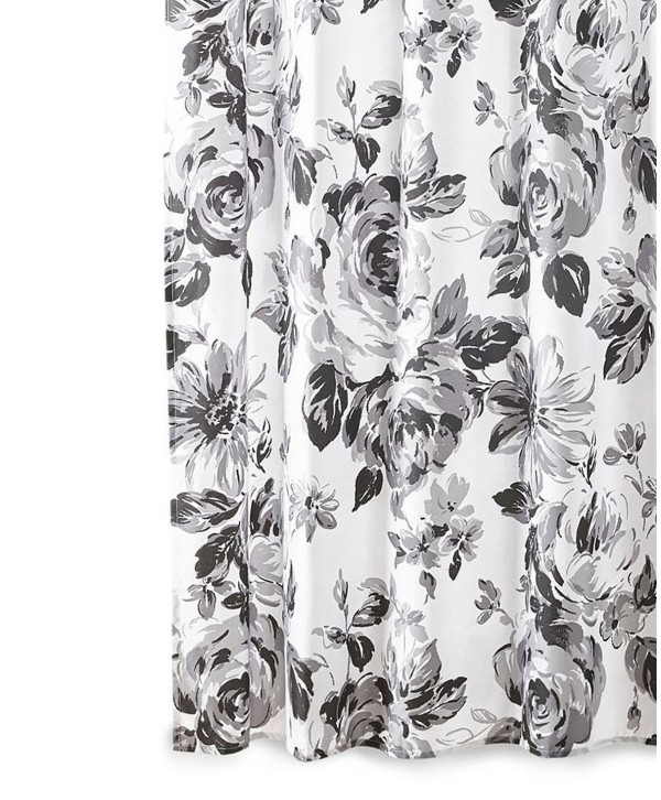 Floral Printed Shower Curtain, 72